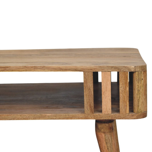 Slatted Oak-ish Coffee Table