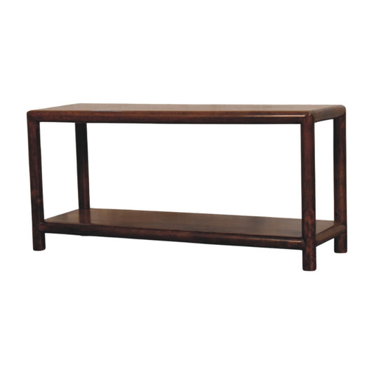 Belize Wooden Bench Seat - Chestnut