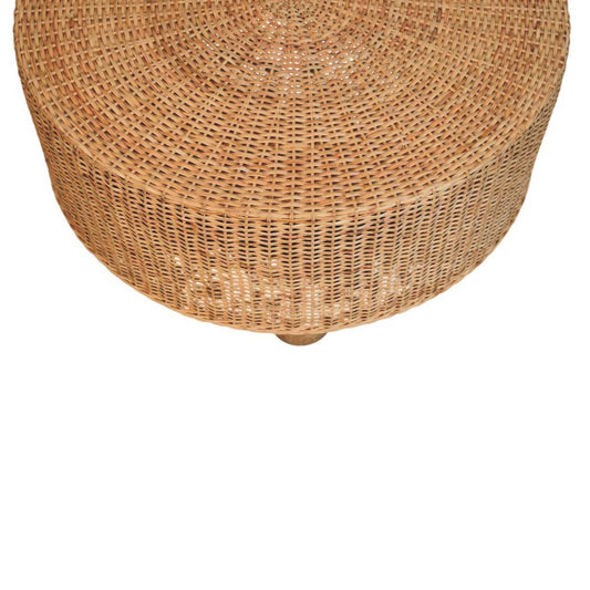 Costwolds Round Woven Coffee Table