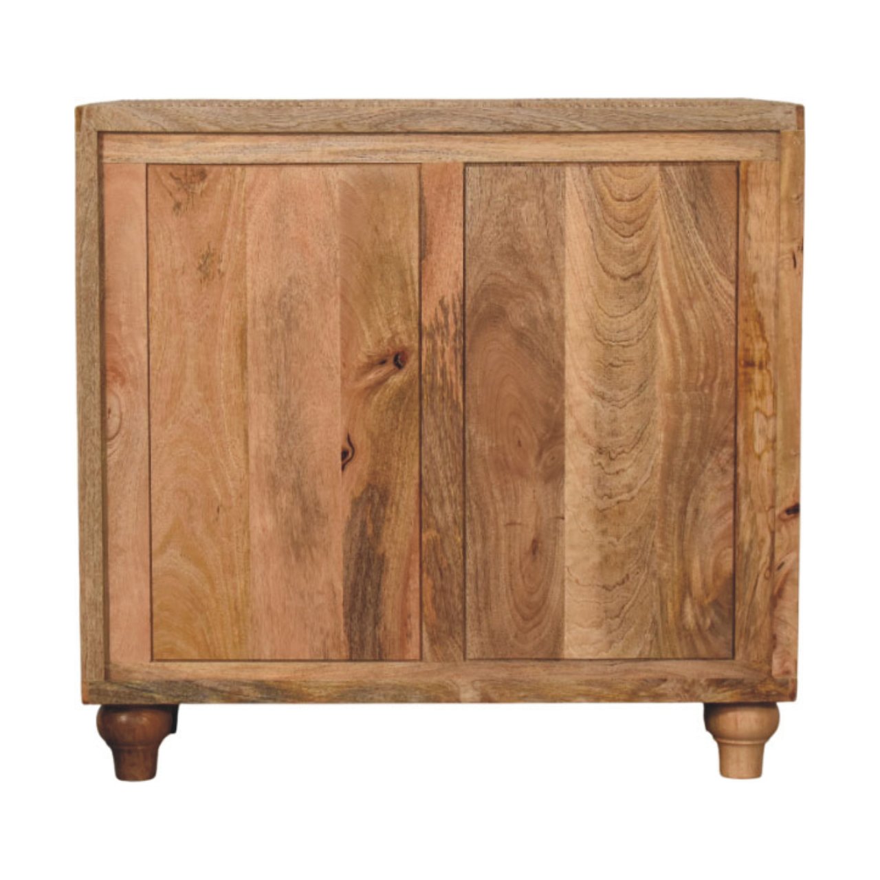 Cotswolds 'Oak' 2-Door Rattan Cabinet