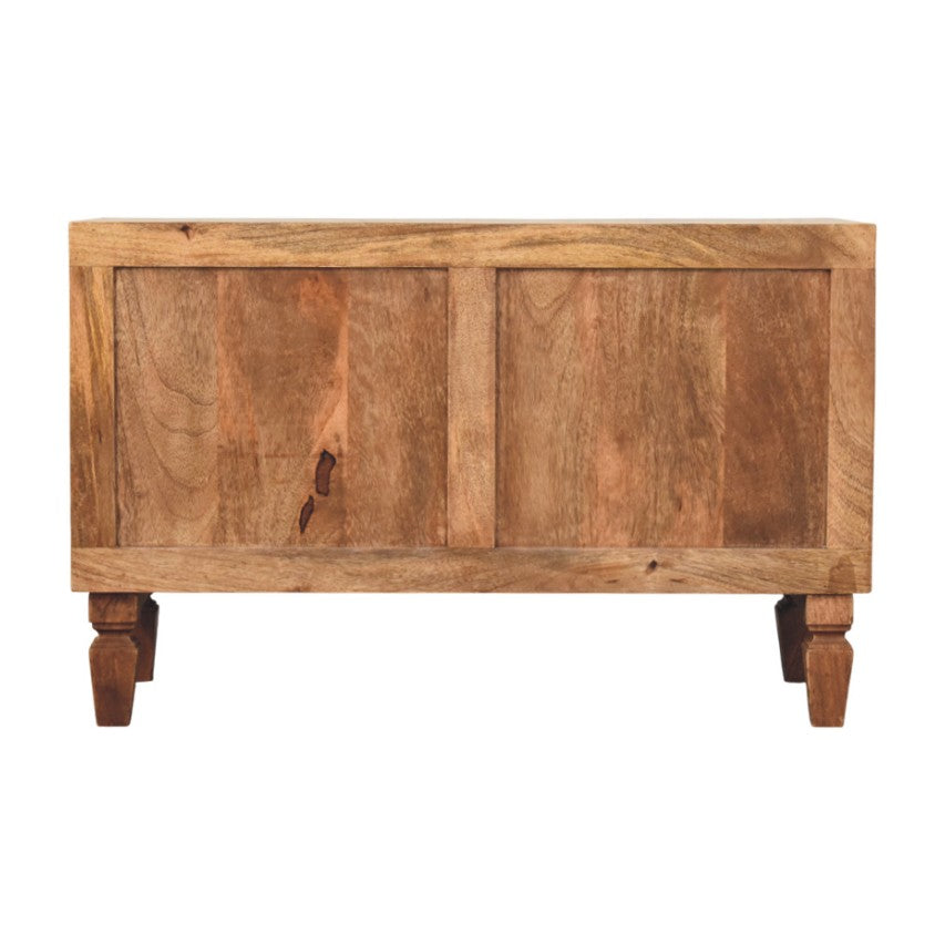 Eternity Carved Entryway Shoe Cabinet