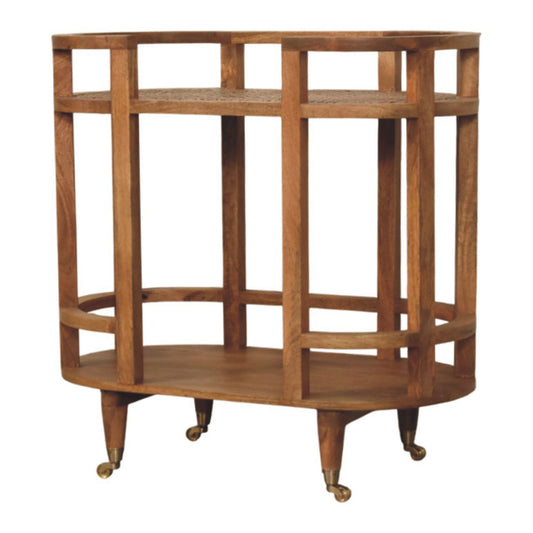Rio Rattan Drinks Trolley