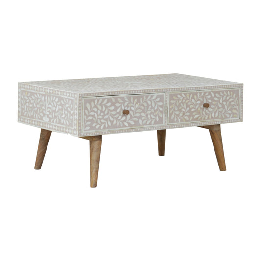 Florentina Bone Coffee Table - Taupe
