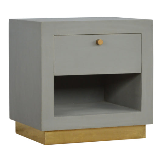 Detroit Bedside with Open Slot