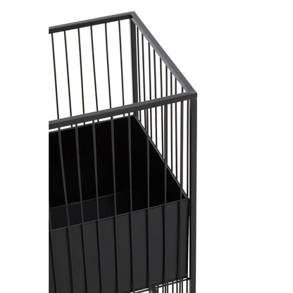 Picadilly Black Floor Standing Planter