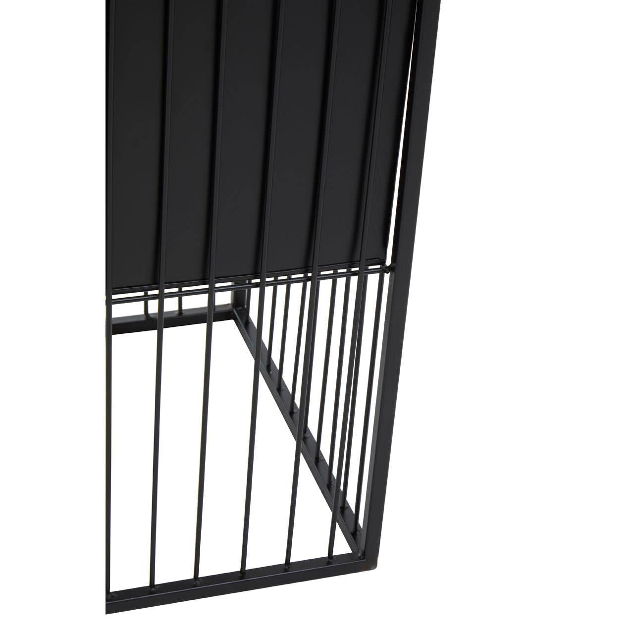 Picadilly Black Floor Standing Planter