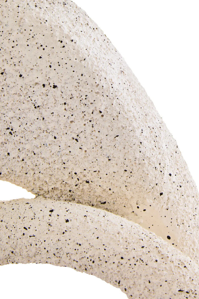 Mykonos Cream Textured Loop Sculpture