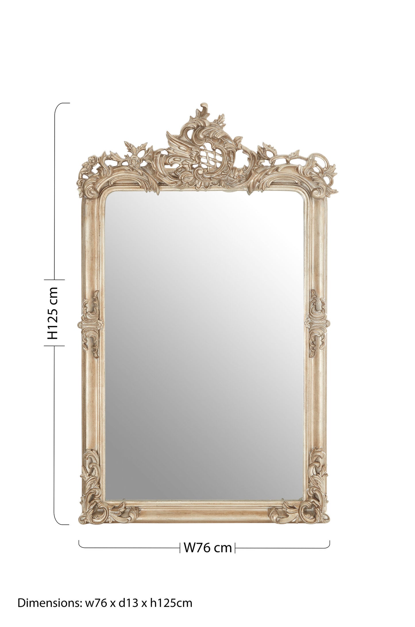 Melinda Silver Wall Mirror