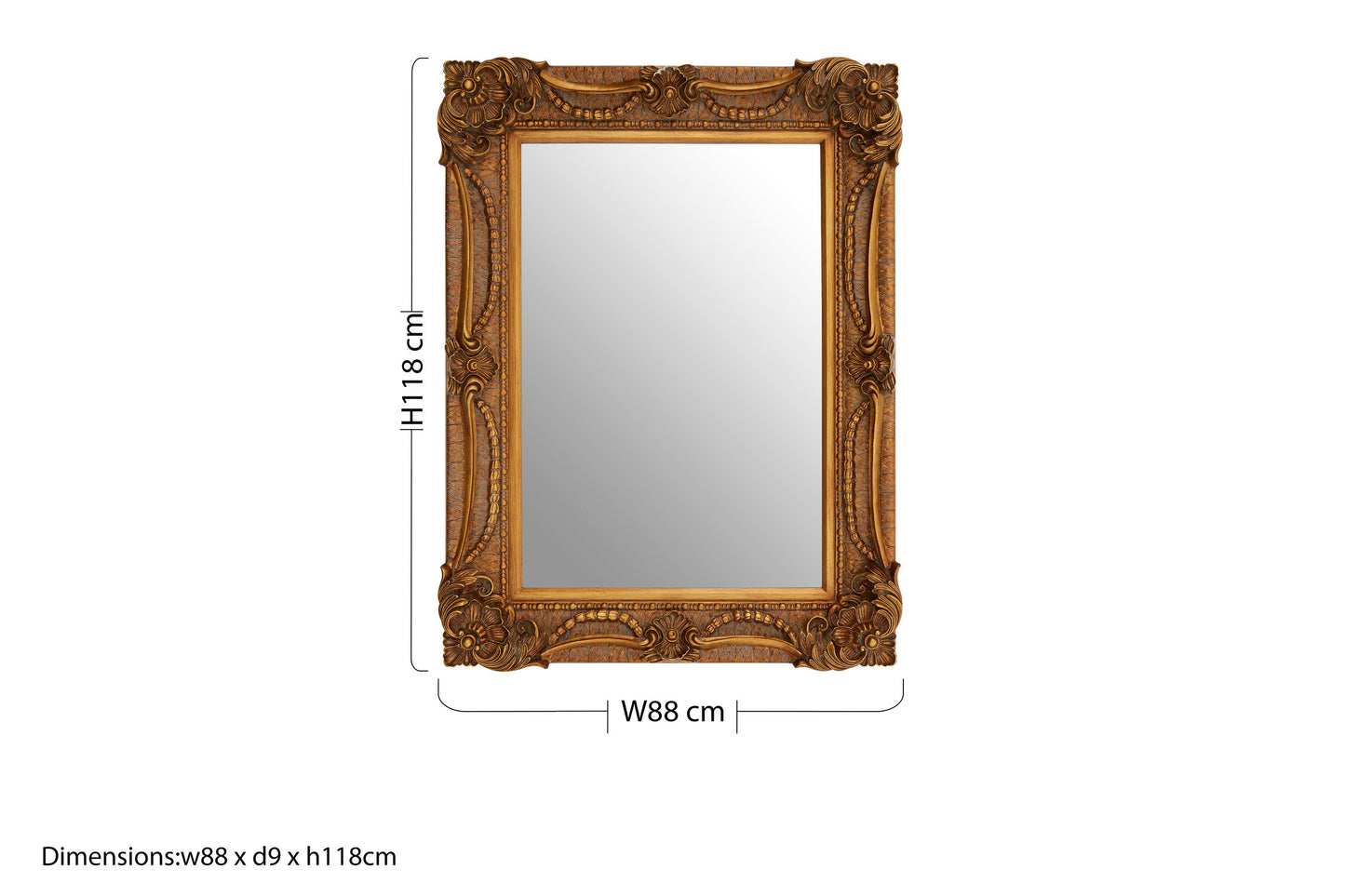 Lafayette Rectangular Wall Mirror