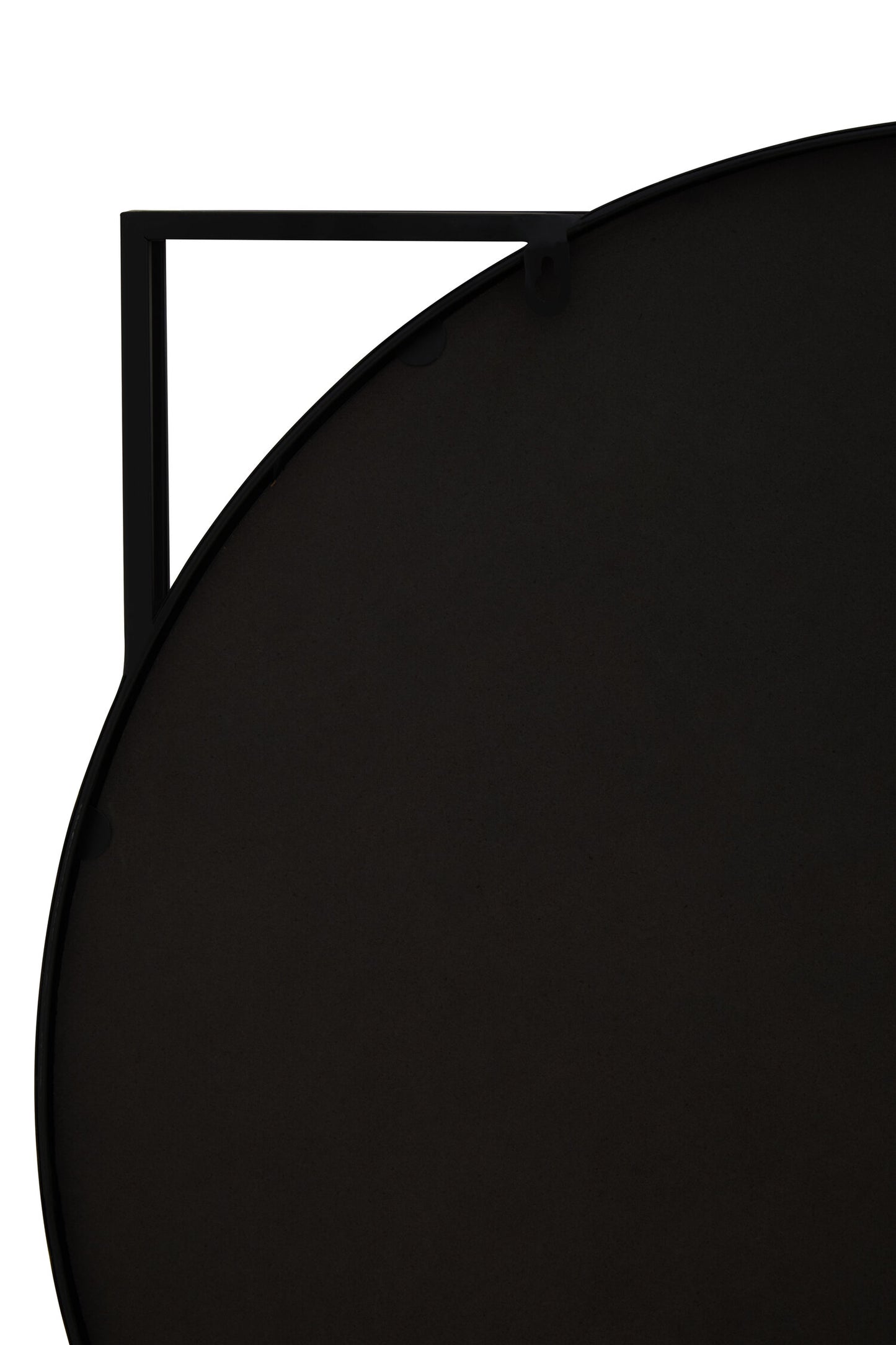 Leoni Black Geometric Modern Wall Mirror