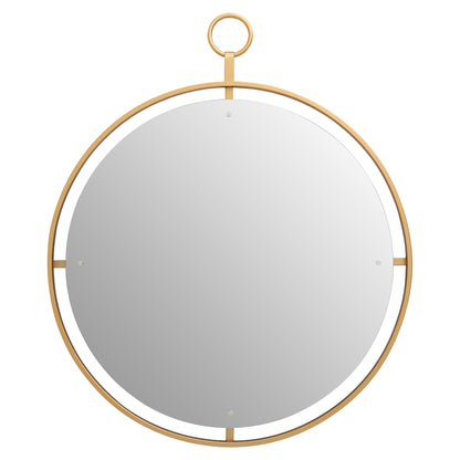 Arabia Luxe Gold Wall Mirror with Ring | Bali & Blue