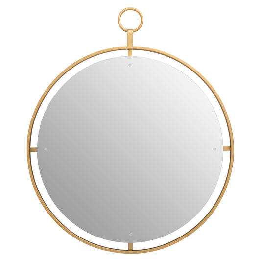 Arabia Luxe Gold Wall Mirror with Ring | Bali & Blue
