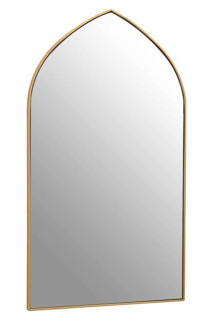 Arabia Gold Arched Wall Mirror