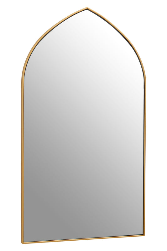 Arabia Gold Arched Wall Mirror