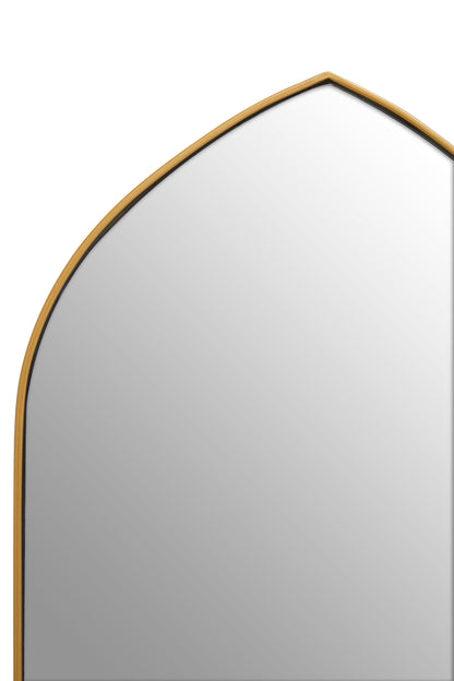 Arabia Gold Arched Wall Mirror