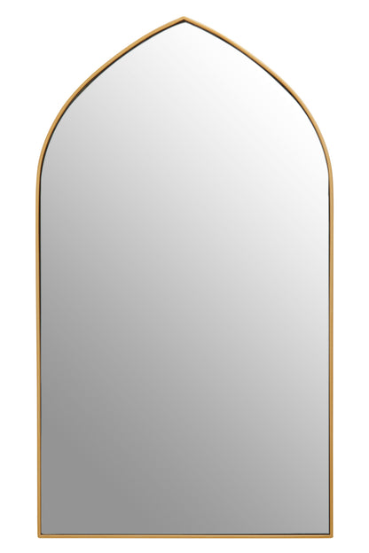 Arabia Gold Arched Wall Mirror