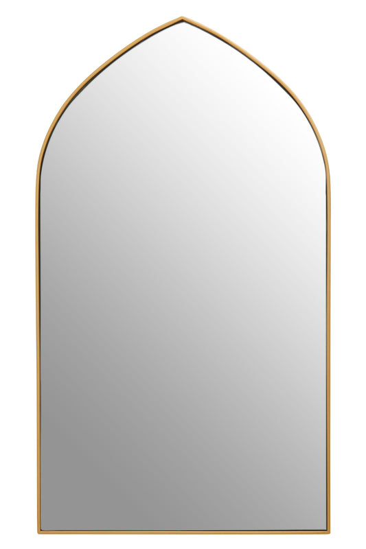 Arabia Gold Arched Wall Mirror