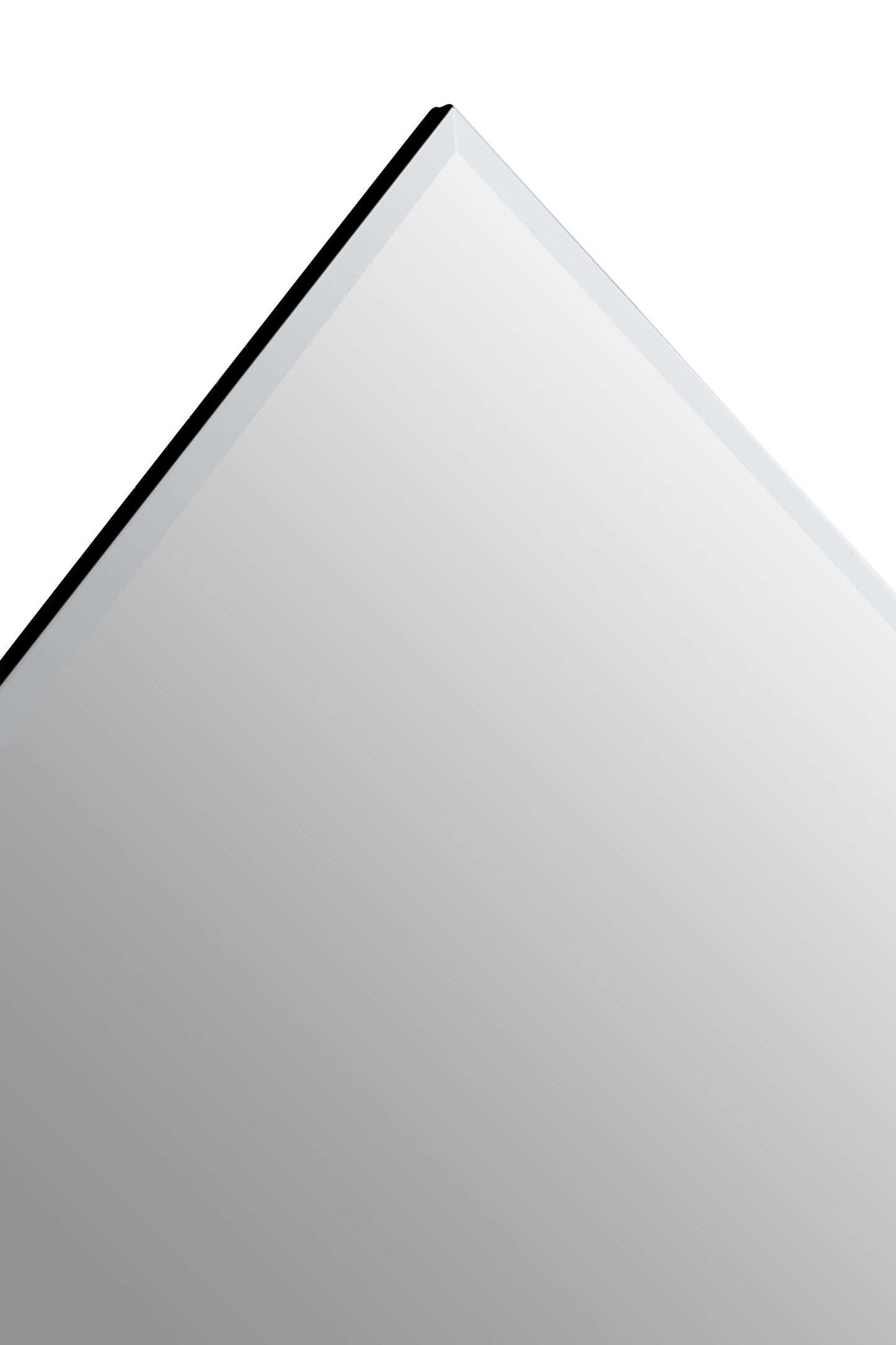 Gatsby Art Deco Wall Mirror with Silver Frame