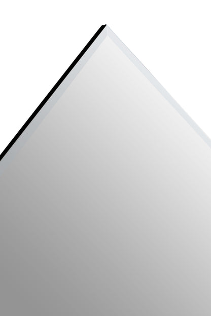 Gatsby Art Deco Wall Mirror with Silver Frame