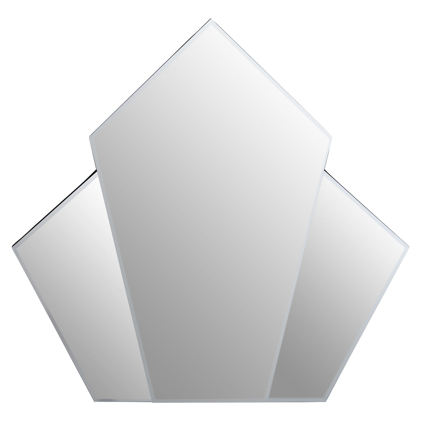 Gatsby Art Deco Wall Mirror with Silver Frame | Bali & Blue