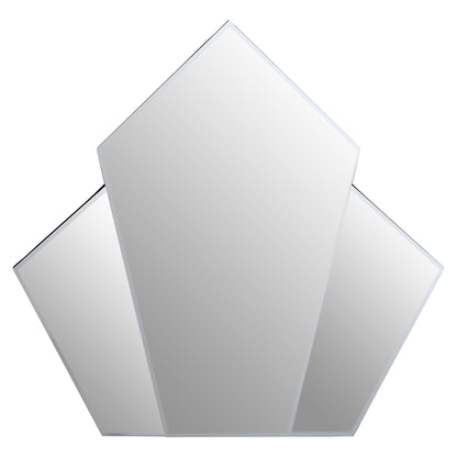 Gatsby Art Deco Wall Mirror with Silver Frame | Bali & Blue
