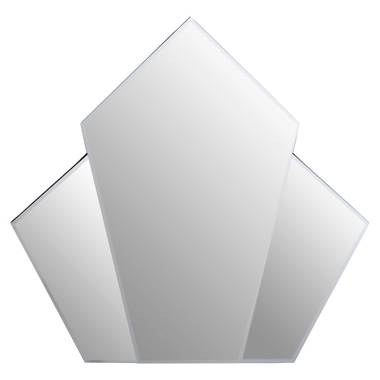 Gatsby Art Deco Wall Mirror with Silver Frame | Bali & Blue