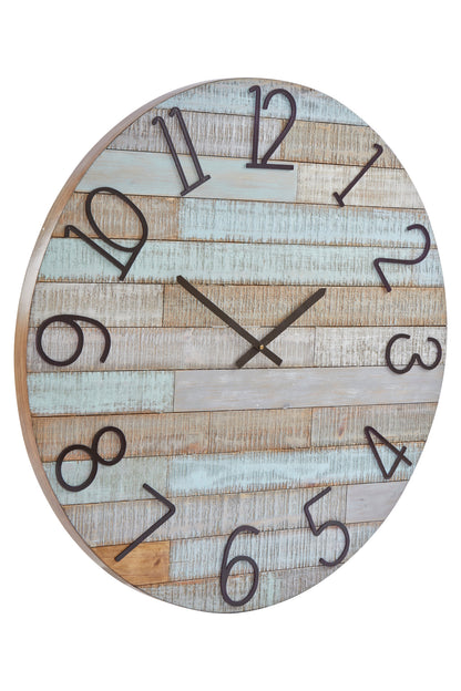 Shore Fir Wood Wall Clock