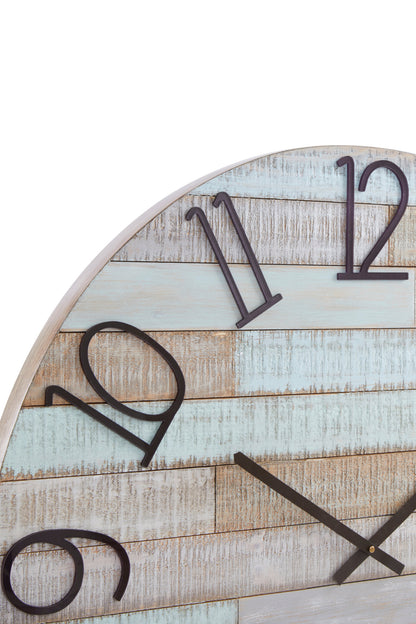 Shore Fir Wood Wall Clock