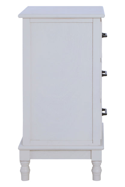 Cambridge White 3 Drawer Chest