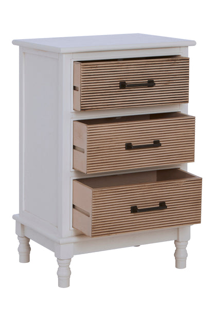 Cambridge White 3 Drawer Chest