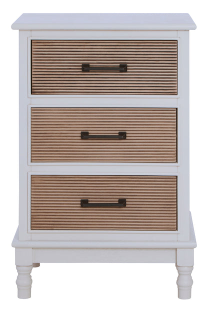 Cambridge White 3 Drawer Chest