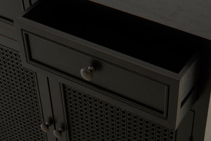 Cambridge Black Wooden Sideboard