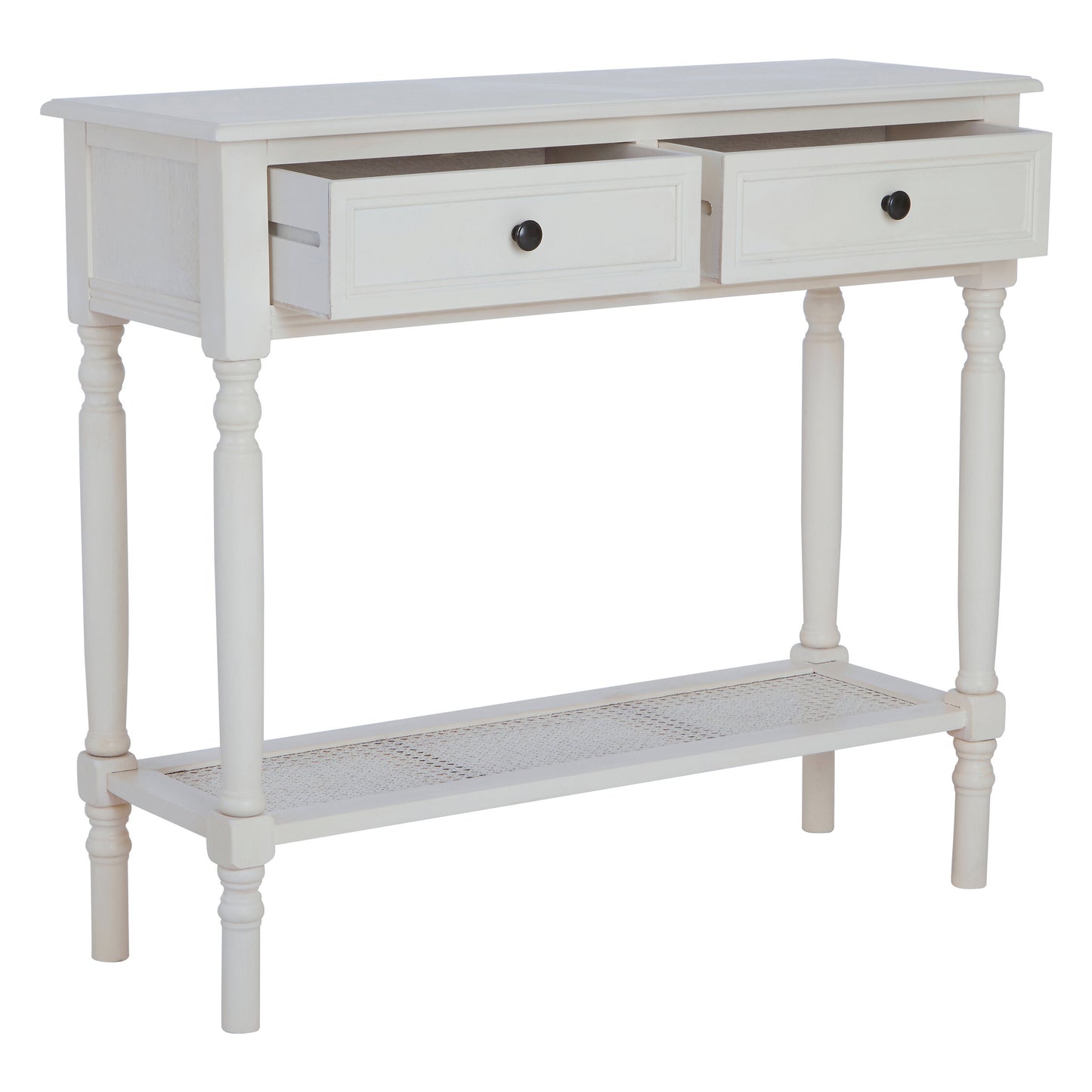 Cambridge White Console Table with 2 Drawers
