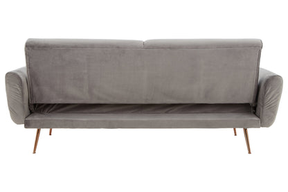 Vivaldi Grey Velvet Sofa Bed