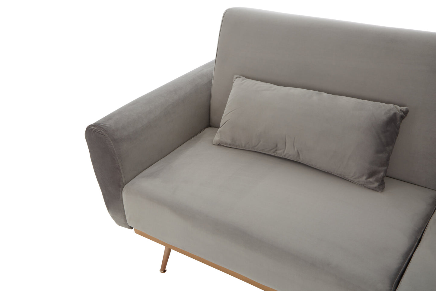 Vivaldi Grey Velvet Sofa Bed