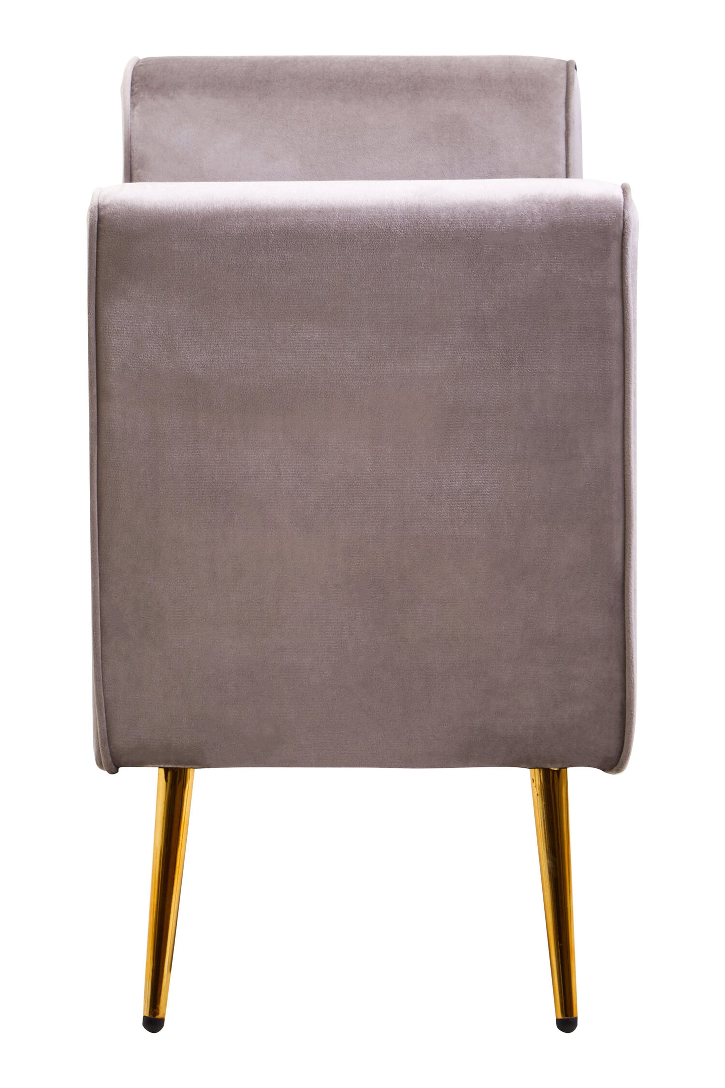 Marylin Mink Velvet Upholstered Storage Bench