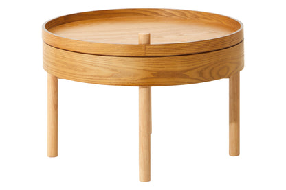 Sherman Revolving Top Side Table with Storage