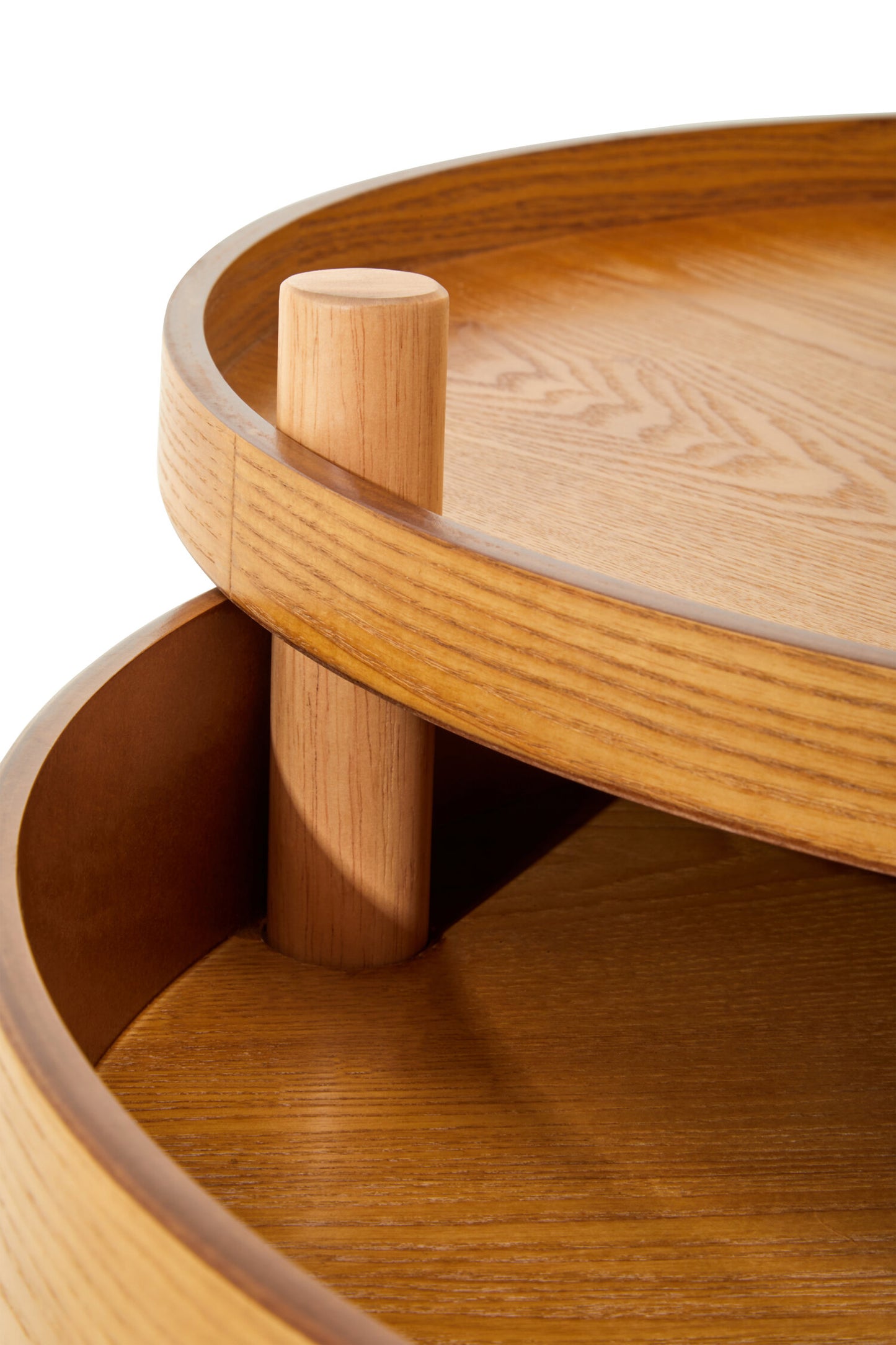 Sherman Revolving Top Side Table with Storage