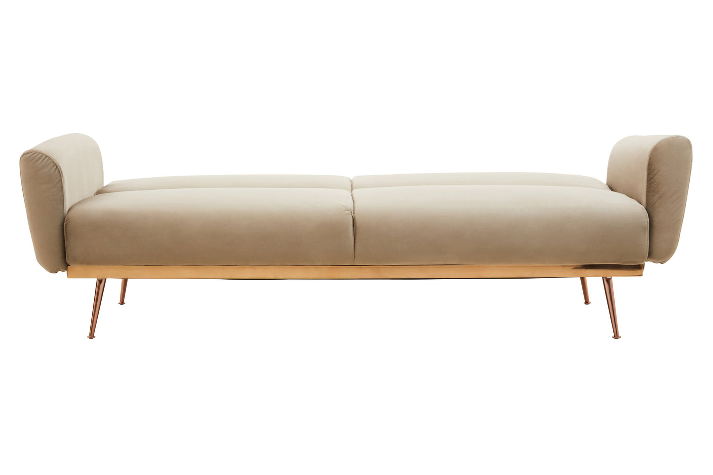 Jasmine Mink Velvet Sofa Bed