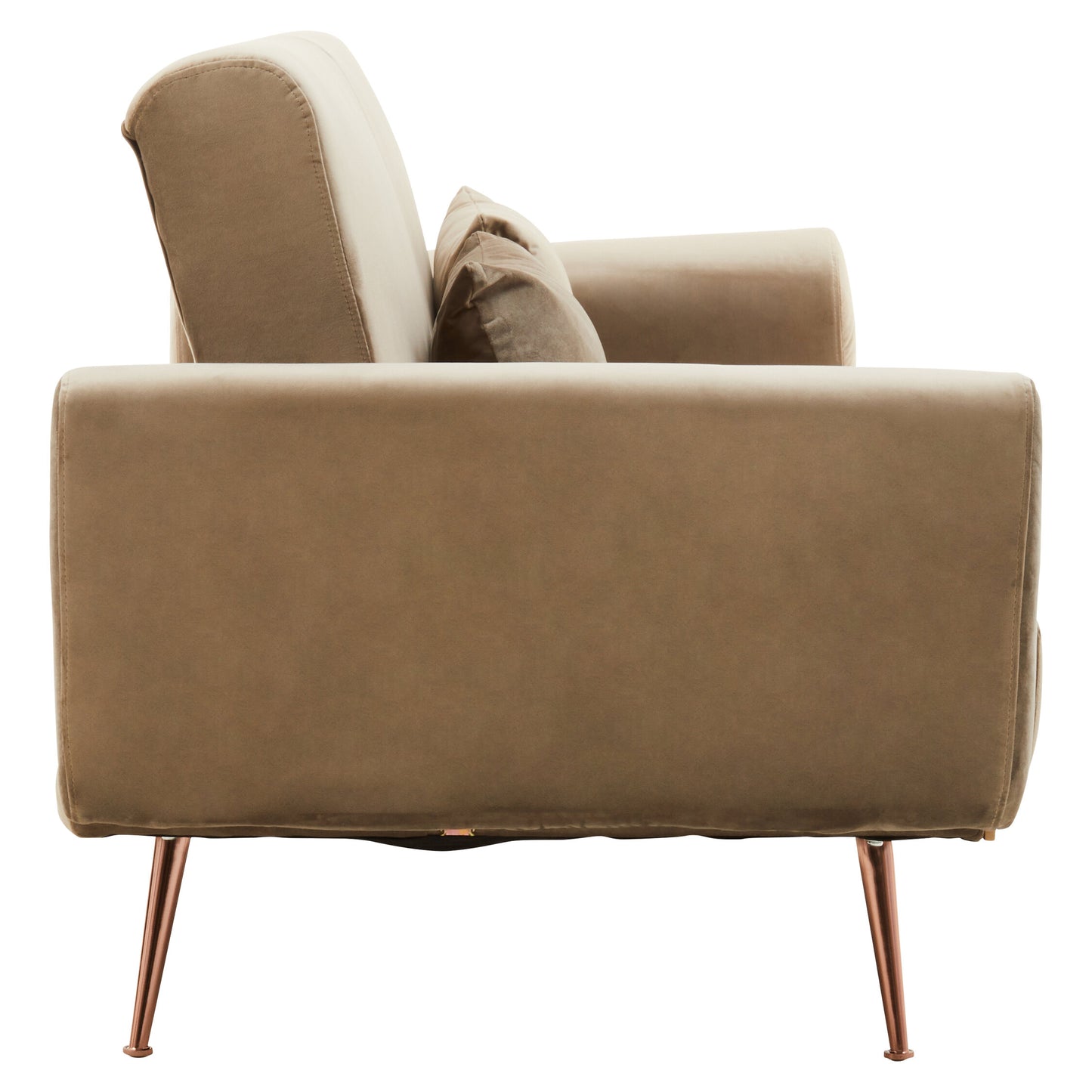 Jasmine Mink Velvet Sofa Bed