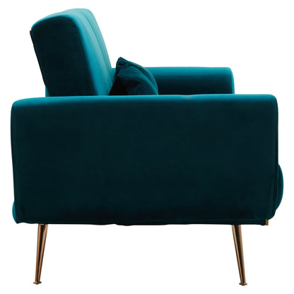 Jasmine Green Velvet Sofa Bed
