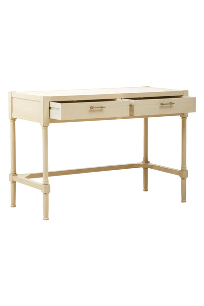 Cambridge Ivory Desk with 2 Drawers