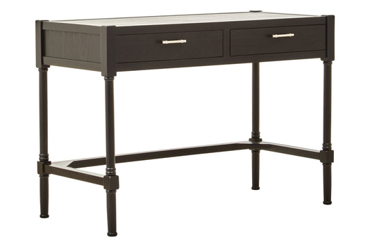Cambridge 2 Drawer Black Finish Desk