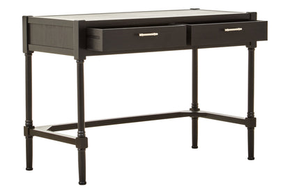 Cambridge 2 Drawer Black Finish Desk