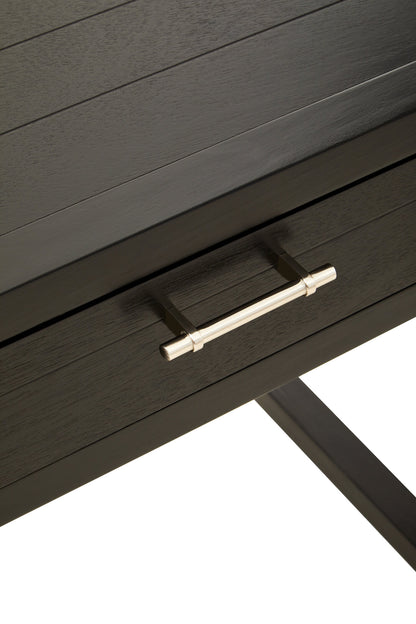 Cambridge 2 Drawer Black Finish Desk
