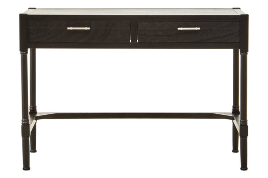 Cambridge 2 Drawer Black Finish Desk