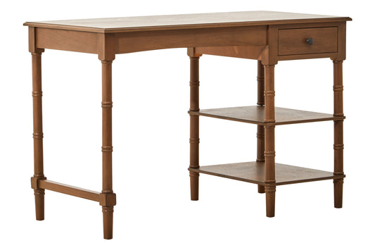 Cambridge One Drawer Natural Wood Desk