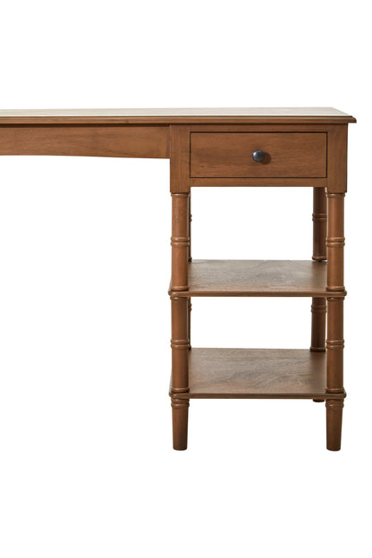 Cambridge One Drawer Natural Wood Desk