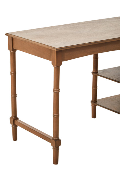 Cambridge One Drawer Natural Wood Desk