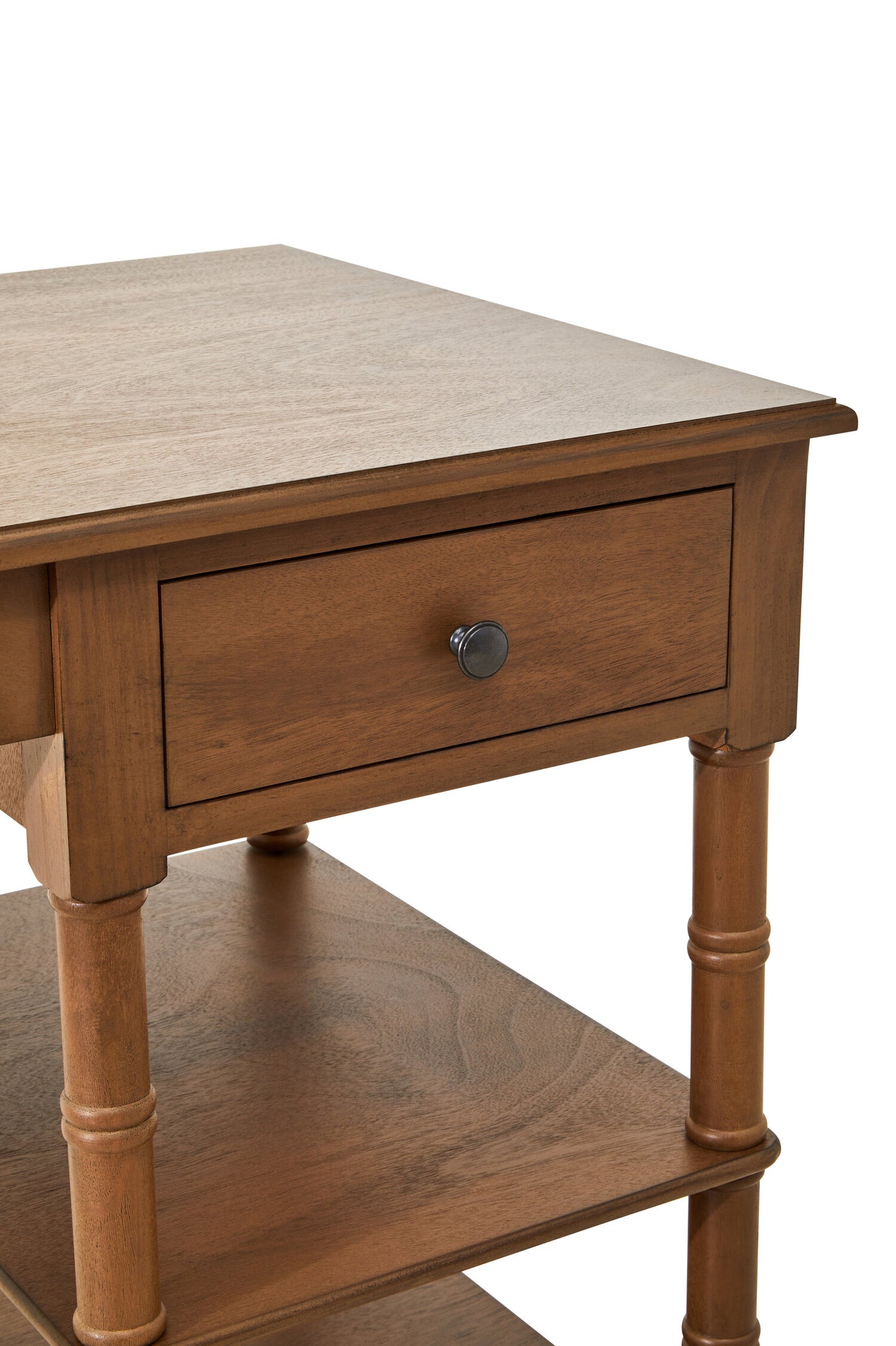 Cambridge One Drawer Natural Wood Desk